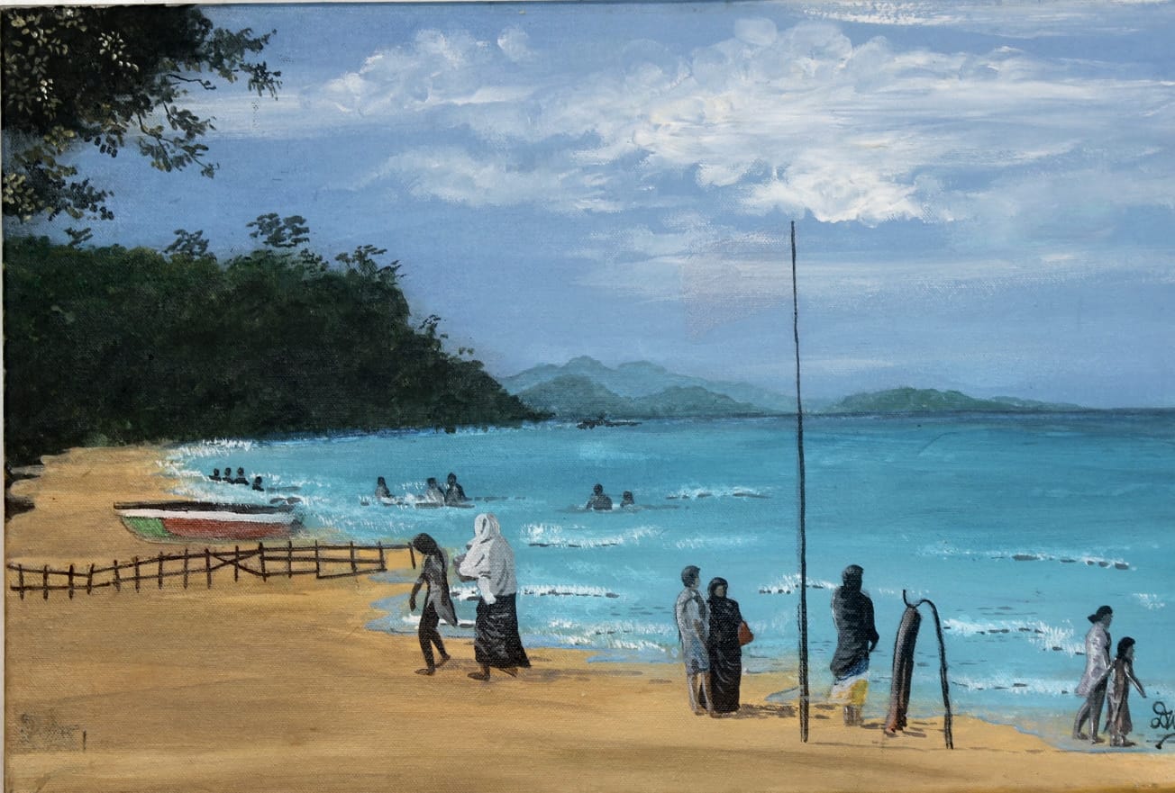Beach Afternoon — artwork by Deepthi Wijewardana