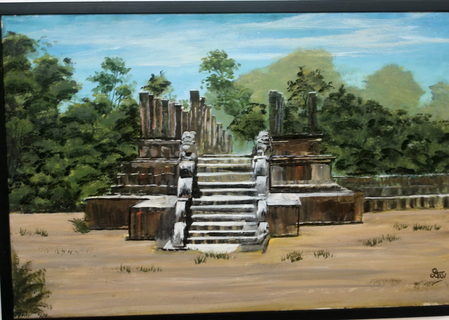 Ancient Stone Ruins — artwork by Deepthi Wijewardana